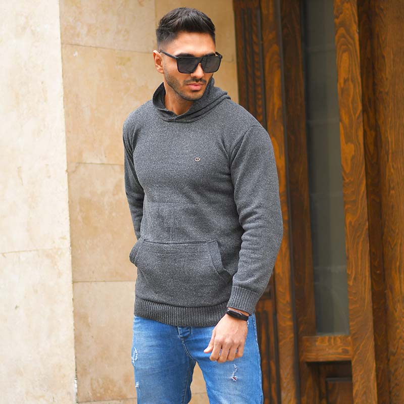 هودی بافت مردانه مدل Zanko