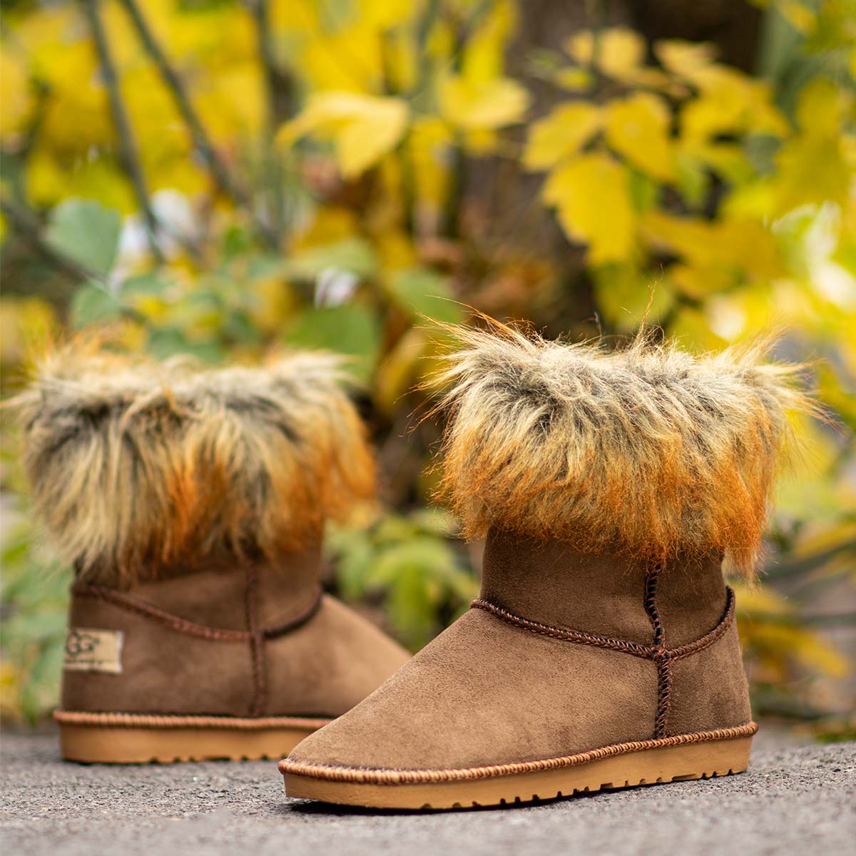 کفش ساقدار دخترانه atlas قهوه ای