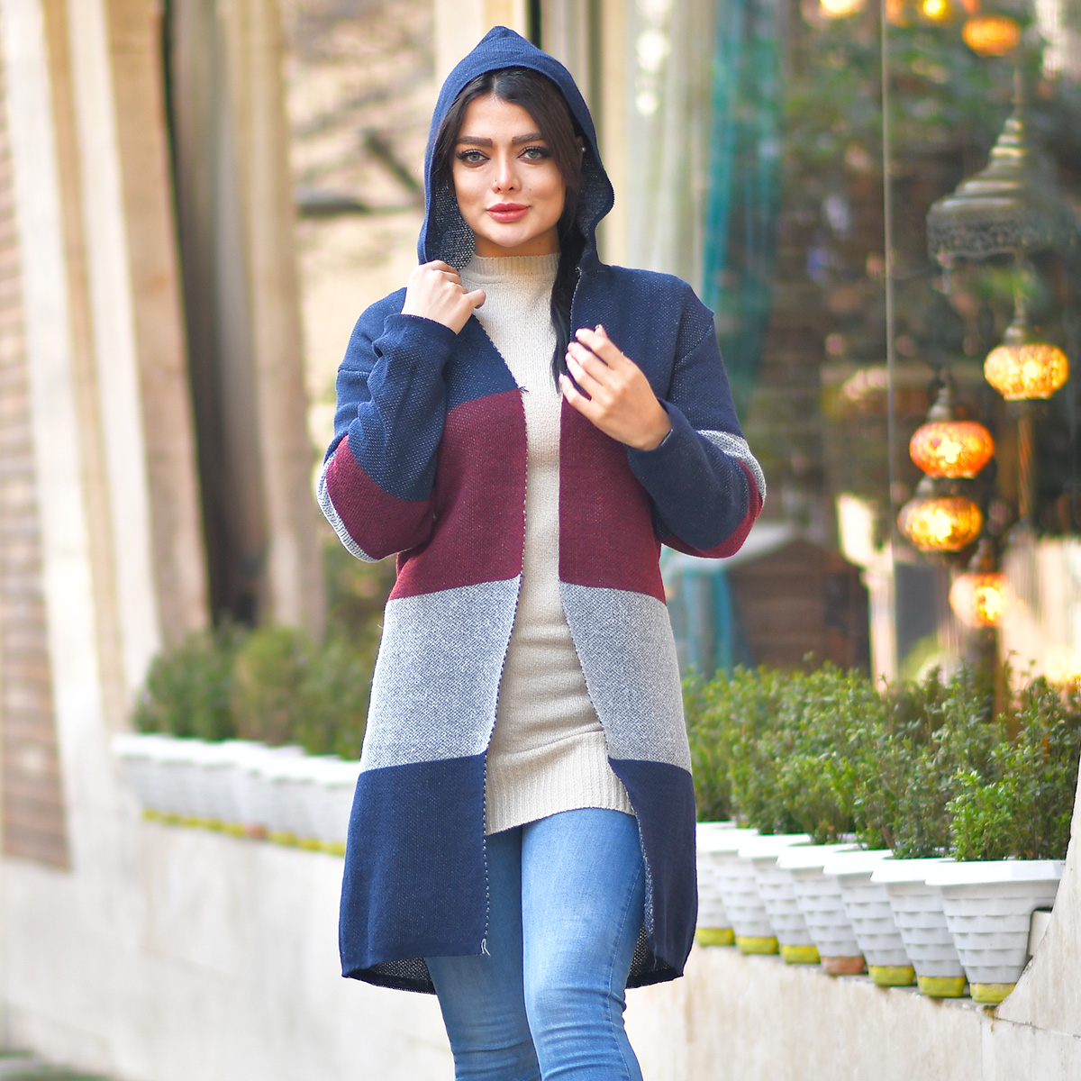 مانتو بافت زنانه مدل ARASTE