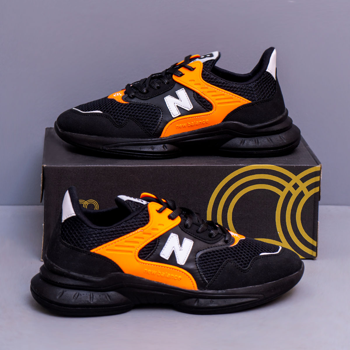 کفش ورزشی مردانه مشکی مدل Nadin