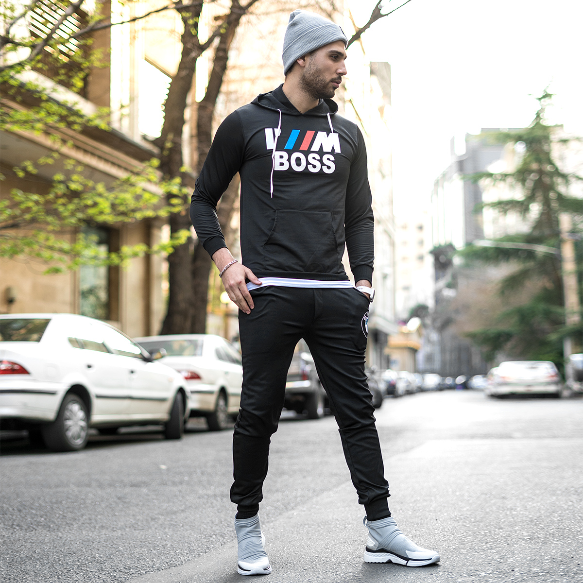 ست سوئیشرت شلوار BMW مردانه مدل Varen