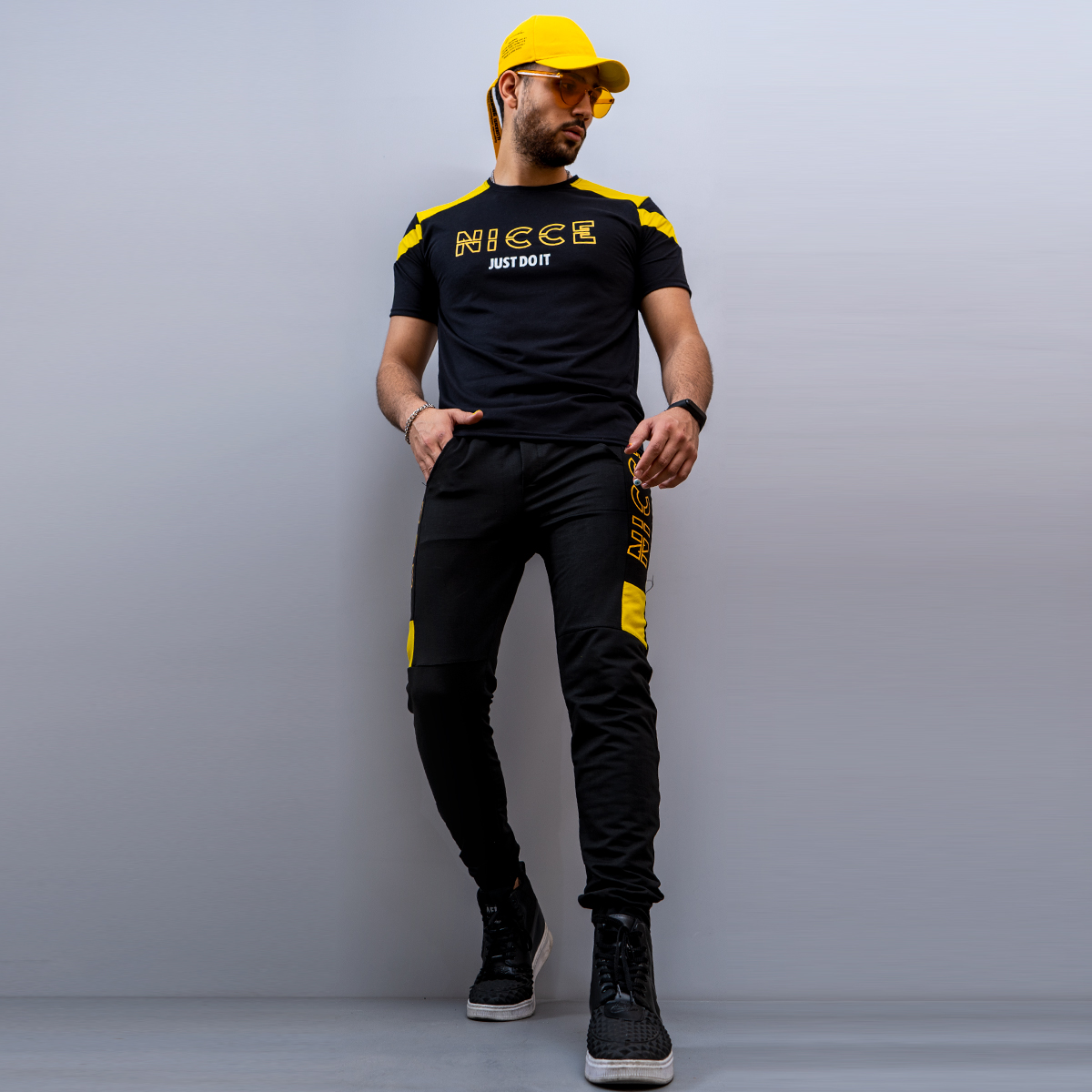 ست تیشرت شلوار NICCE مردانه مدل Edvin