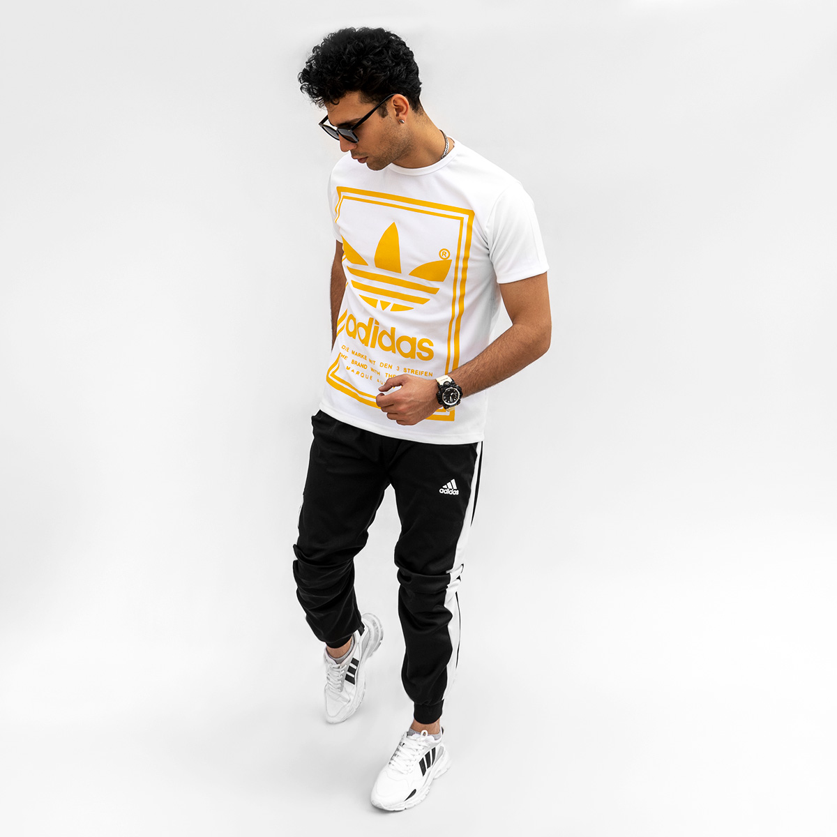 ست تیشرت شلوار adidas مردانه مدل Reder