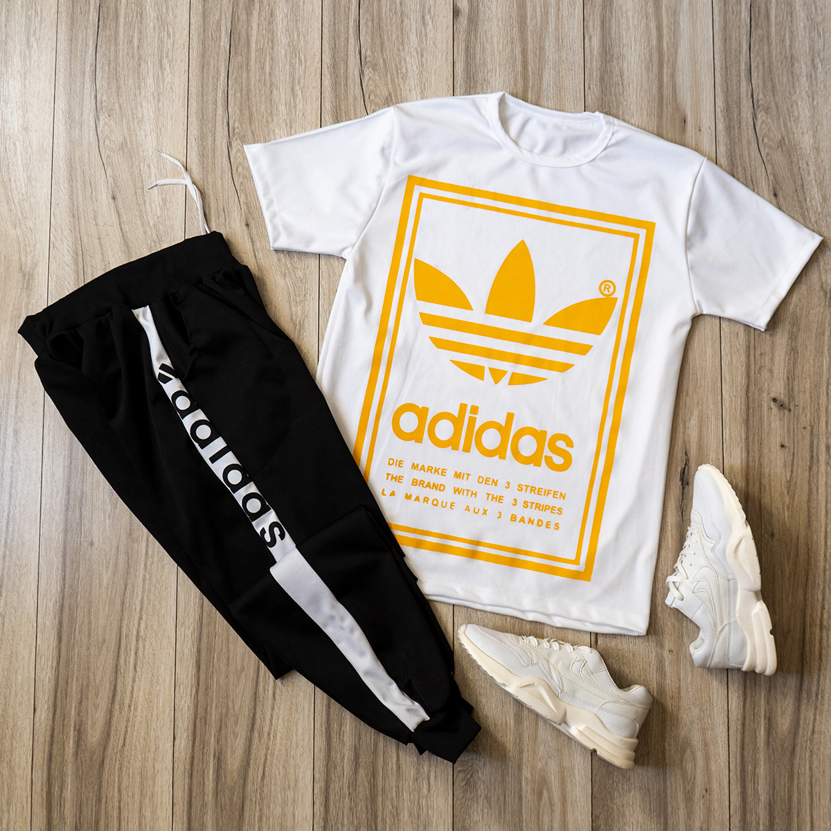 ست تیشرت شلوار adidas مردانه مدل Reder