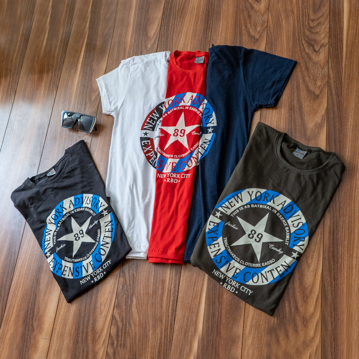 تیشرت مردانه قرمز Advisory مدل E89