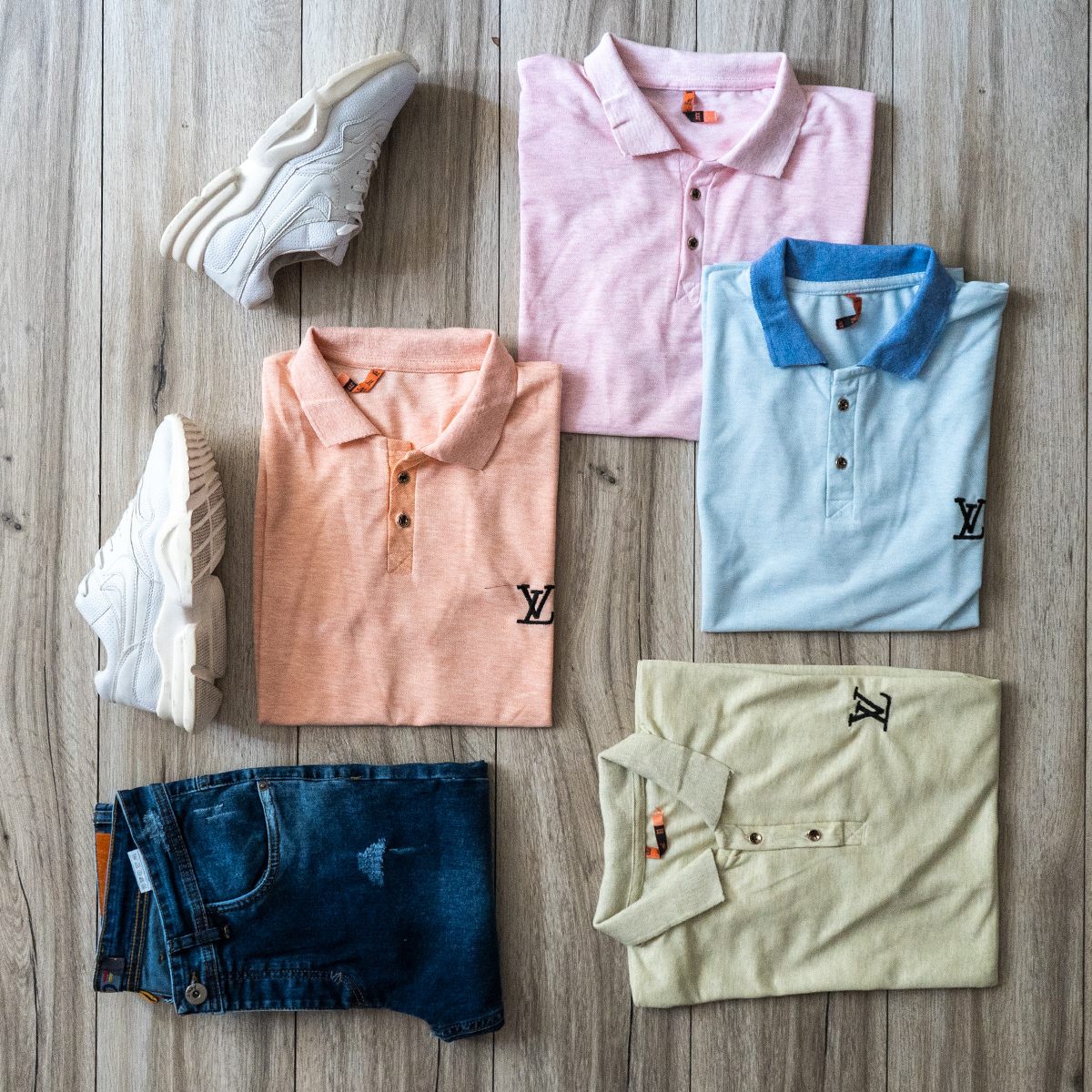 تیشرت جودون آبی مردانه LV(T)