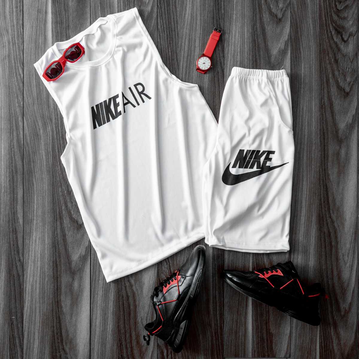 ست رکابی شلوارک NIKE AIR مردانه مدل G66