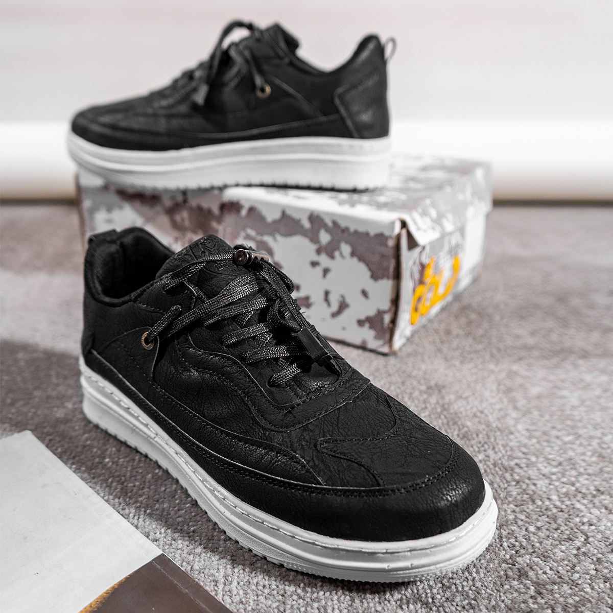 کفش ورزشی سوگو مردانه مشکی مدل java