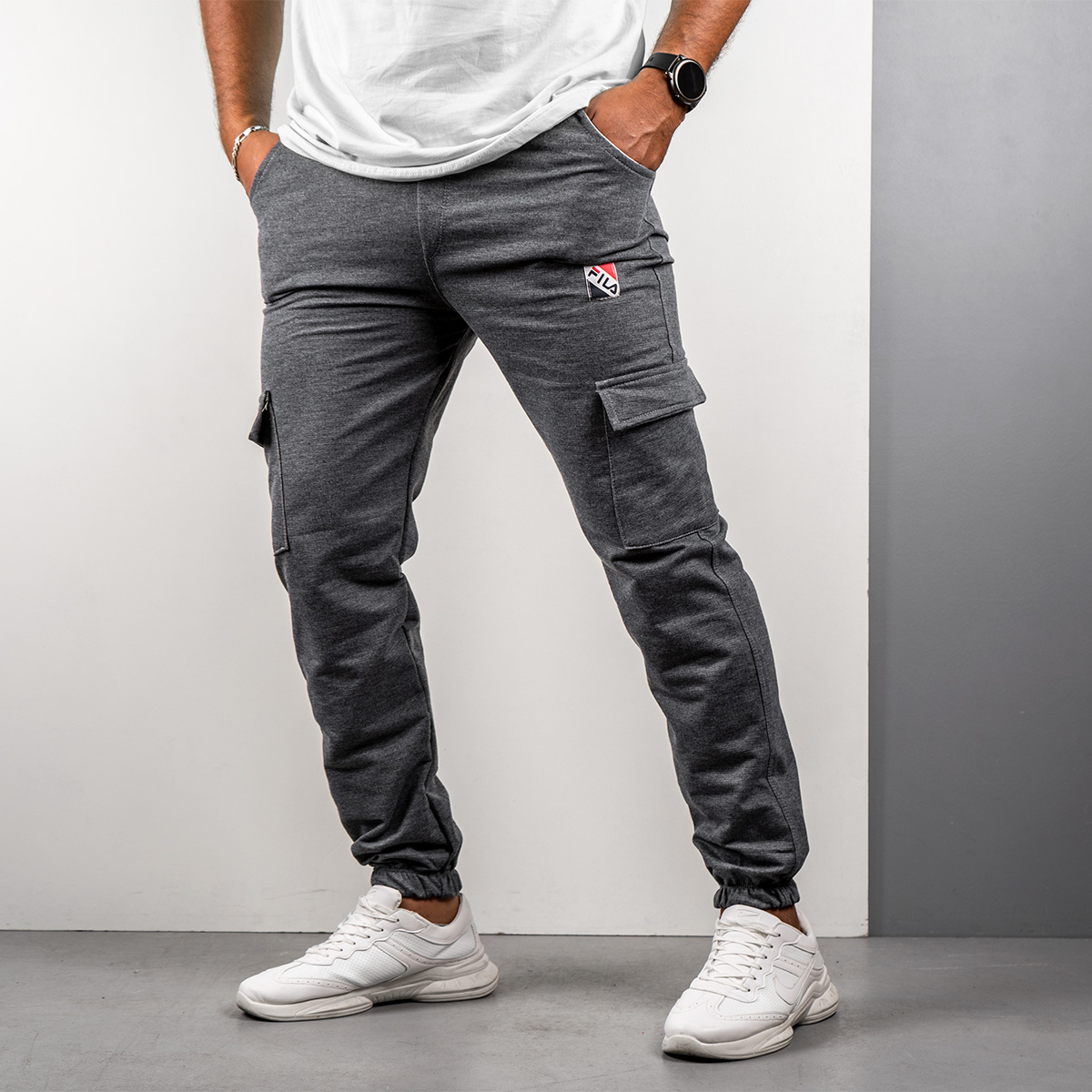 شلوار مردانه ذغالی مدل Ramel(T)