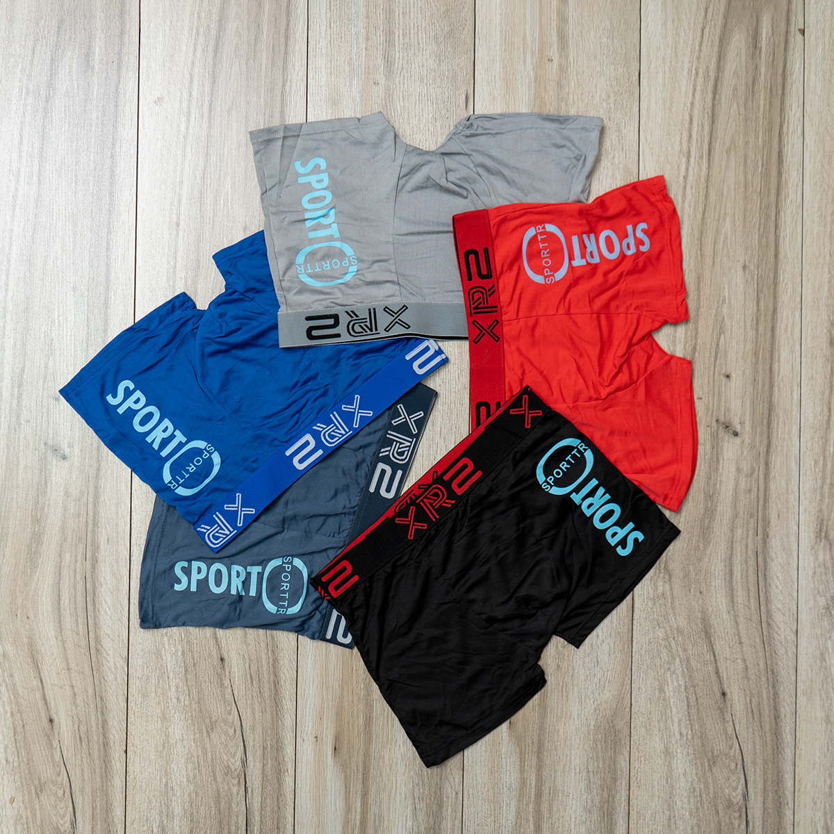 شورت نیم پا طوسی (T)مدل xrs(T)