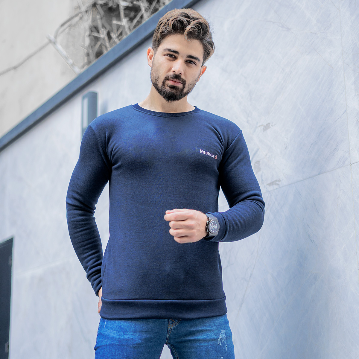 دورس ریبوک سرمه ای مردانه مدلivano