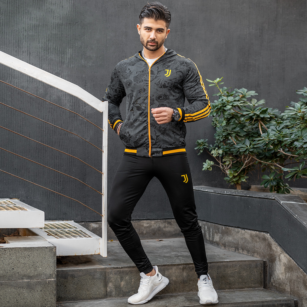 ست سوئیشرت شلوار یوونتوس مردانه مدلBARA