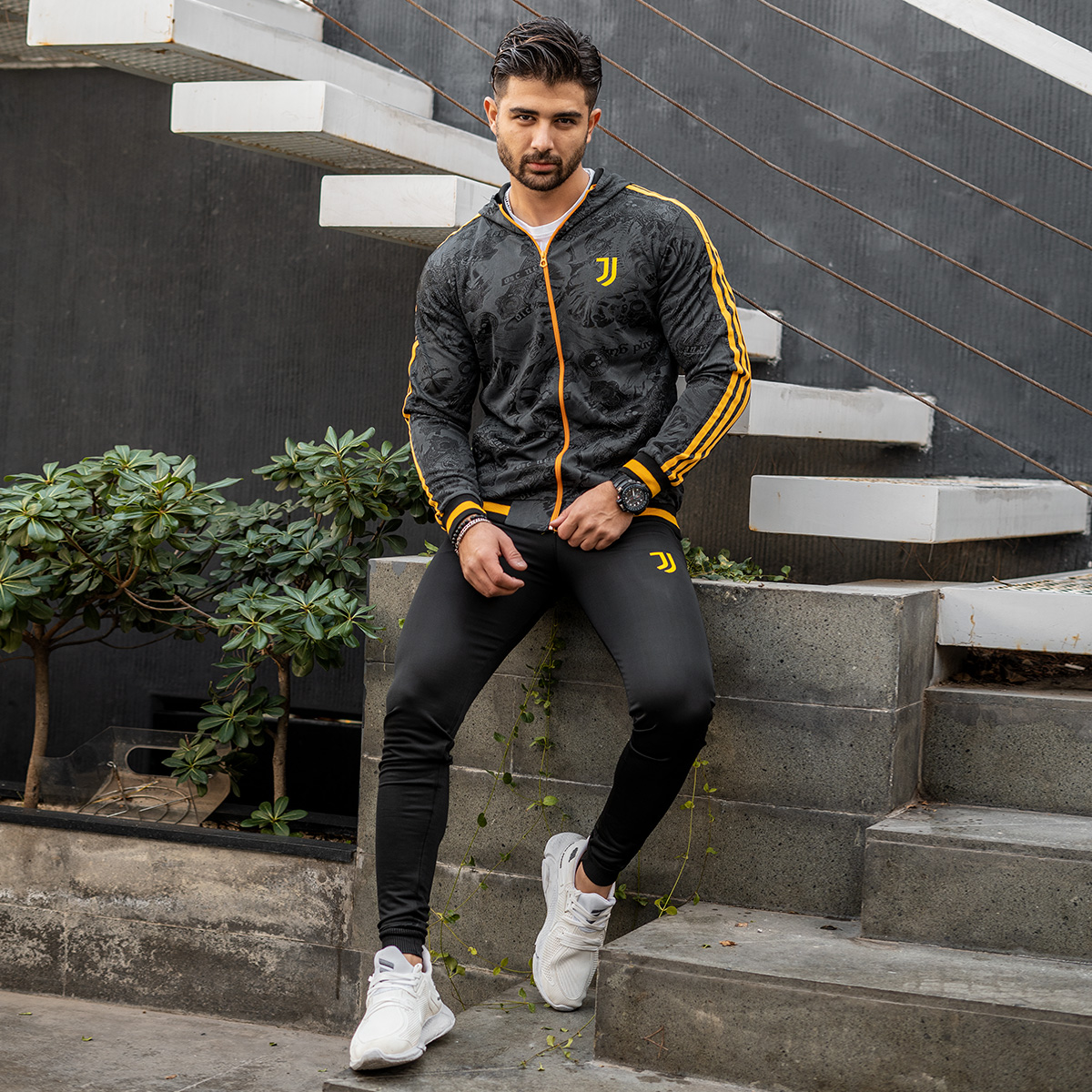 ست سوئیشرت شلوار یوونتوس مردانه مدلBARA