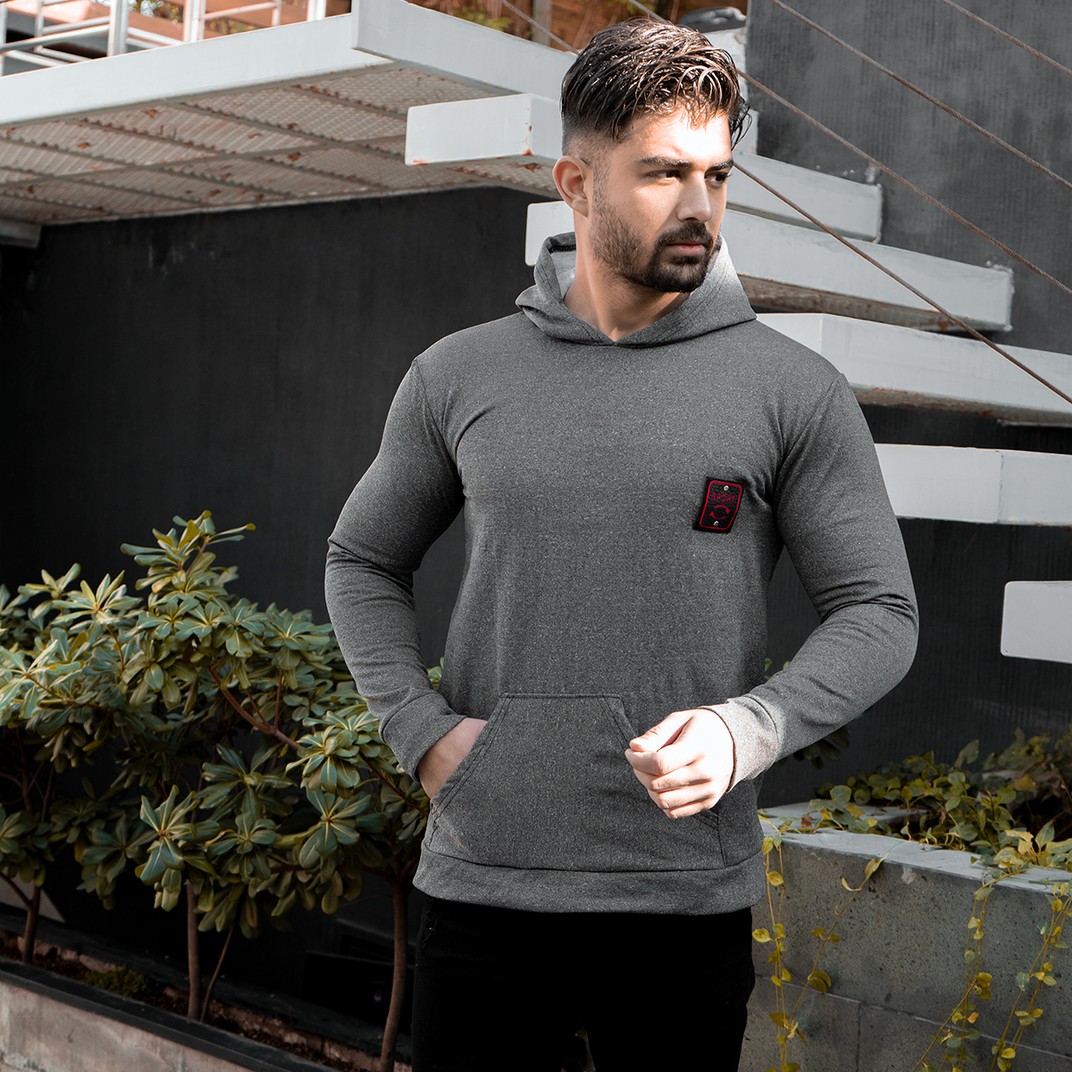 هودی کلاهدار مردانه مدل MEHRAD