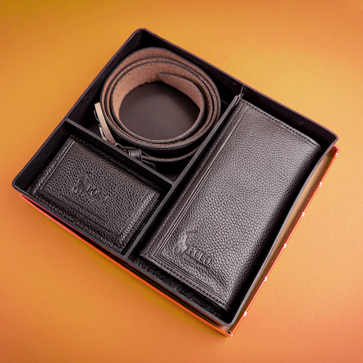 ست کیف و کمربند مشکی مدل M101