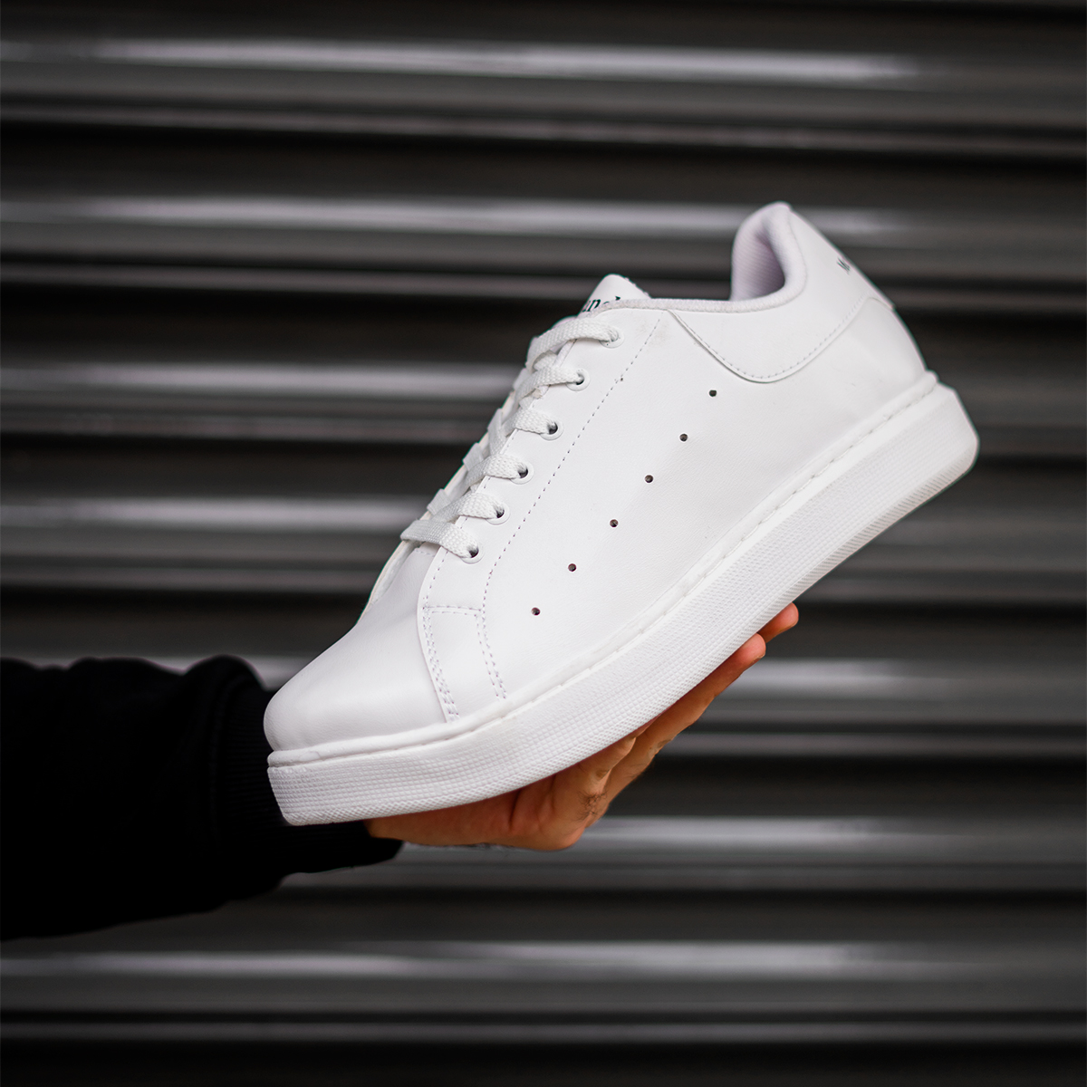 کفش تخت مردانه سفید مدل Alexander