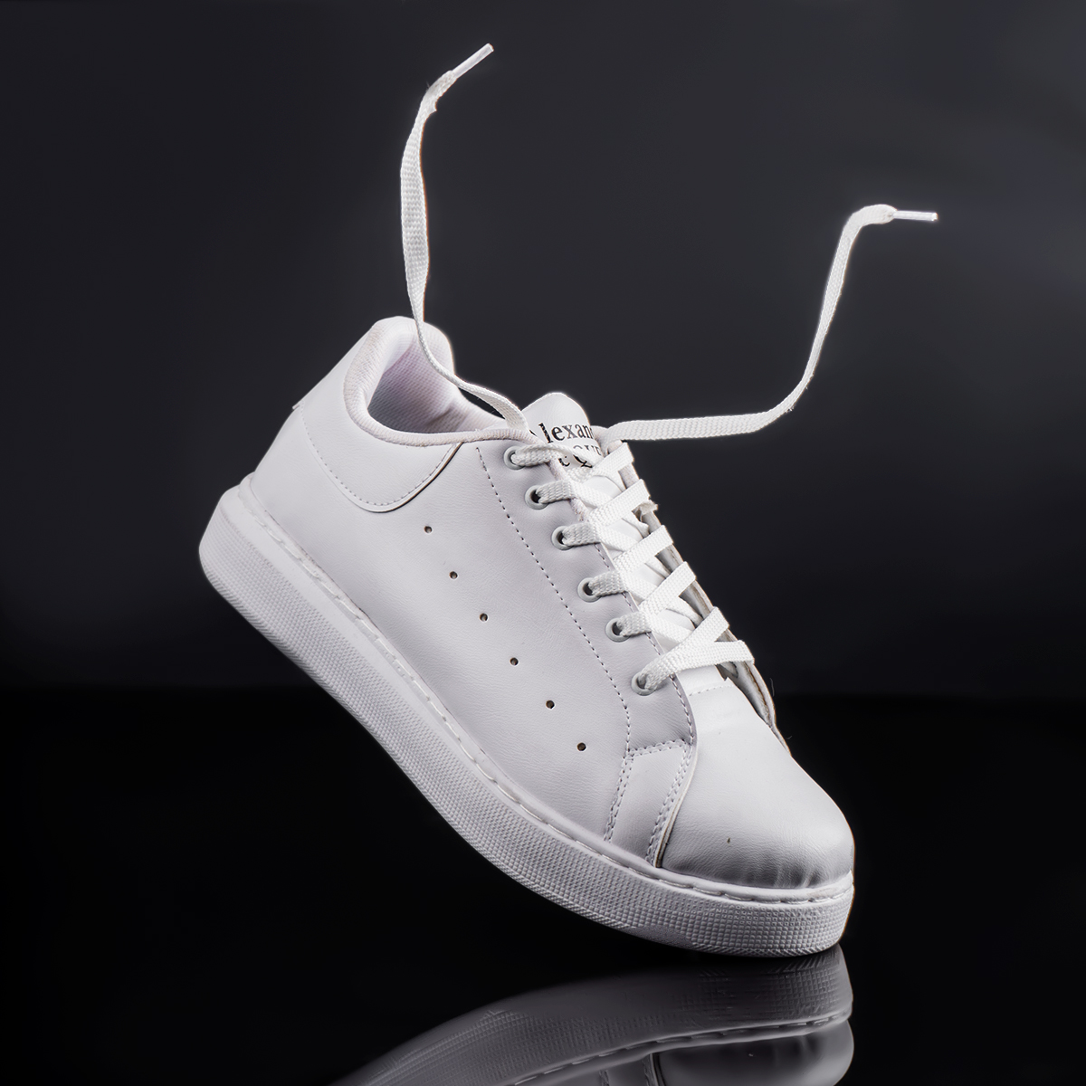 کفش تخت مردانه سفید مدل Alexander