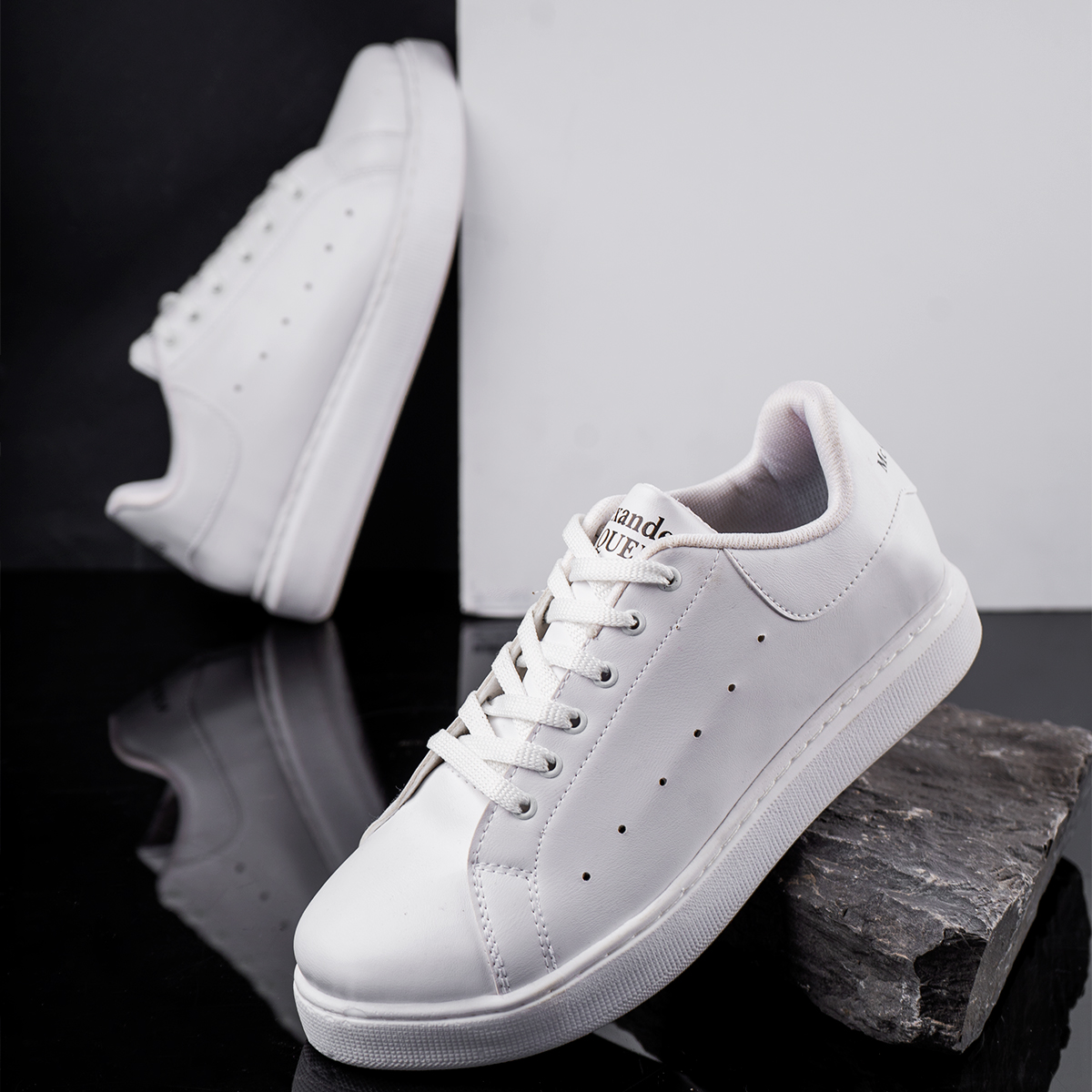 کفش تخت مردانه سفید مدل Alexander