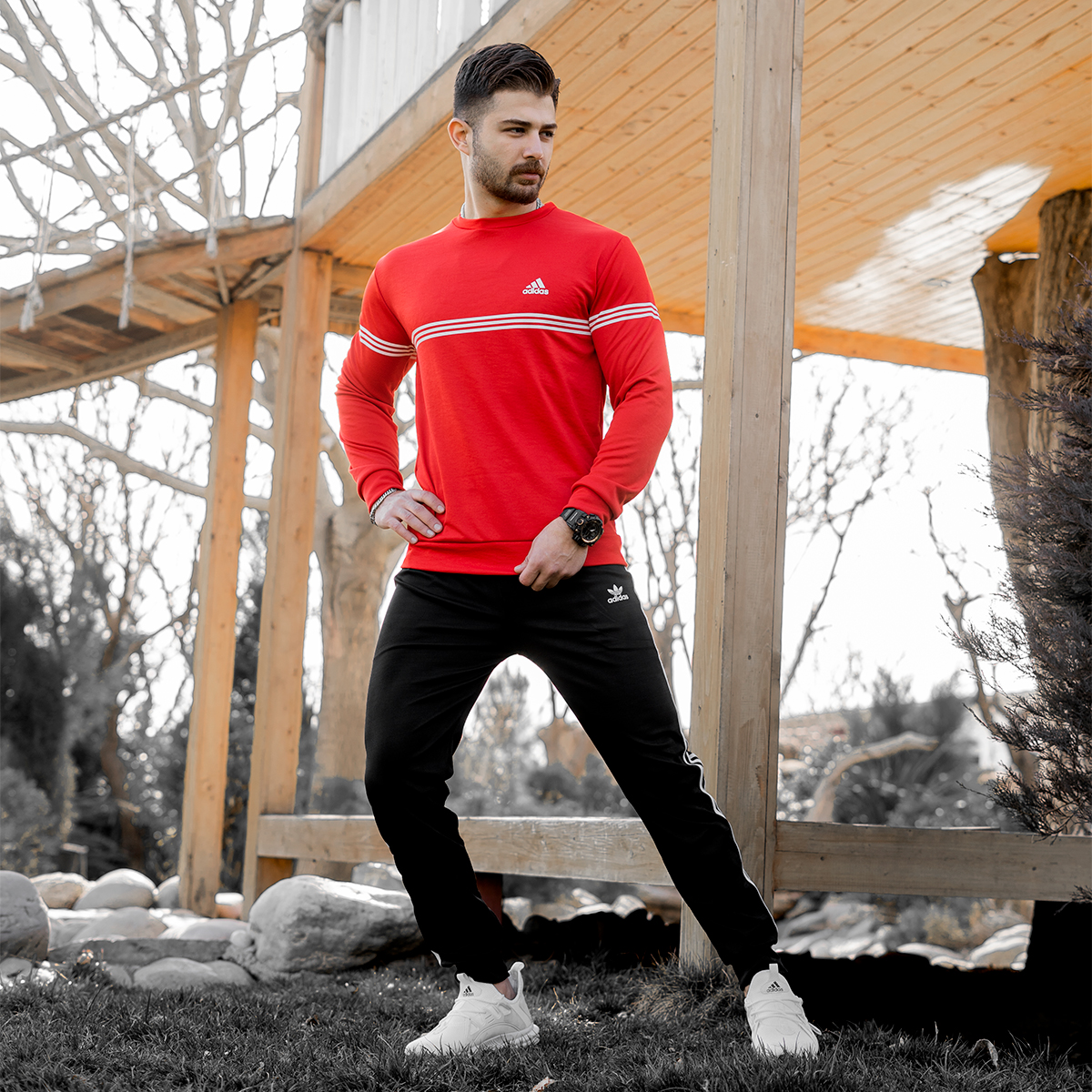 ست بلوز شلوار Adidas مردانه مدل Tida