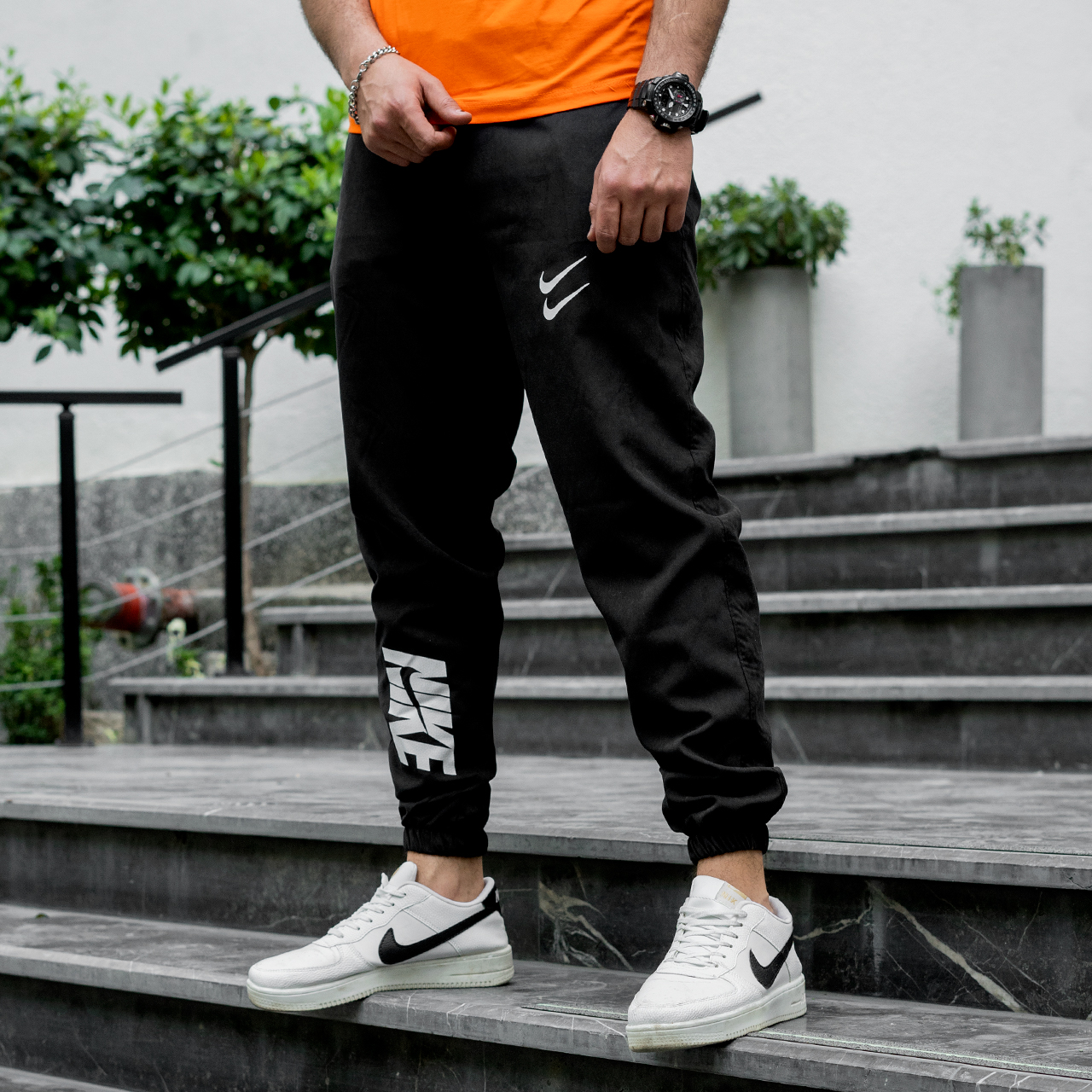 شلوار اسلش Nike مردانه مشکی مدلTava