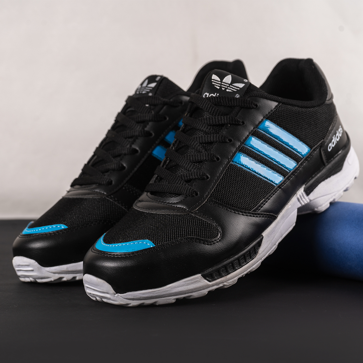 کفش ورزشی مشکی آبی مردانه مدل Farkhan