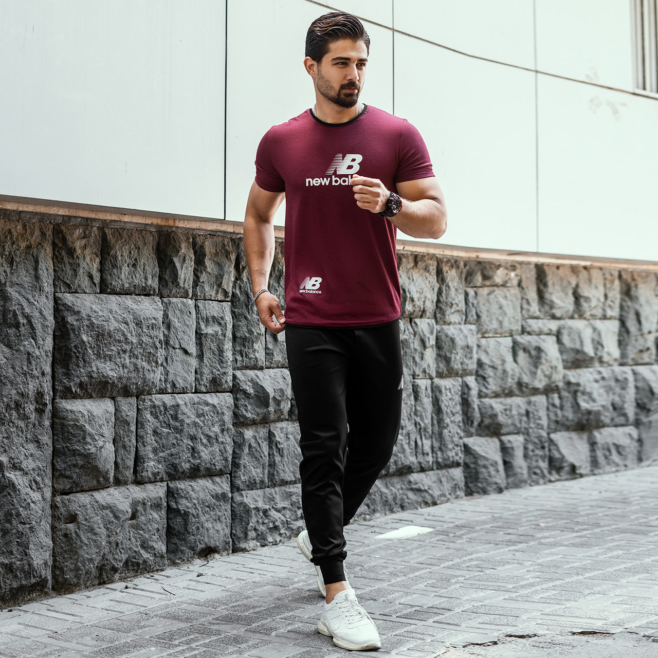 ست تیشرت شلوار بالنسیاگا مردانه مدلNb730