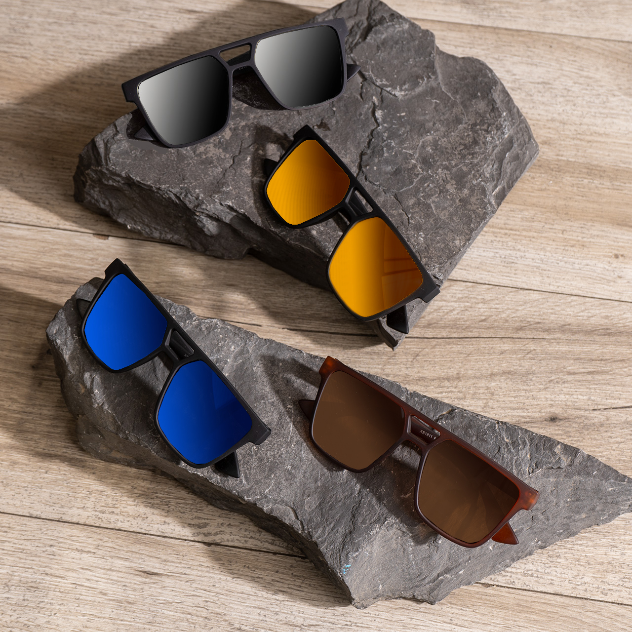 عینک آفتابی آبی مدل A42