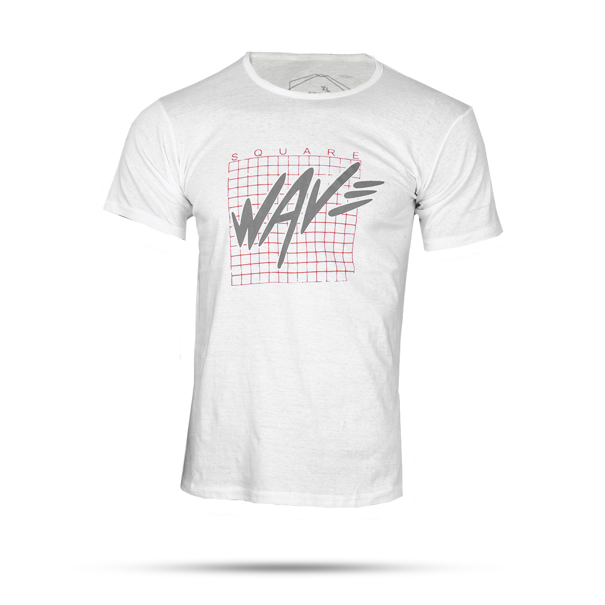 تیشرت مردانه سفید(T) مدل Wav