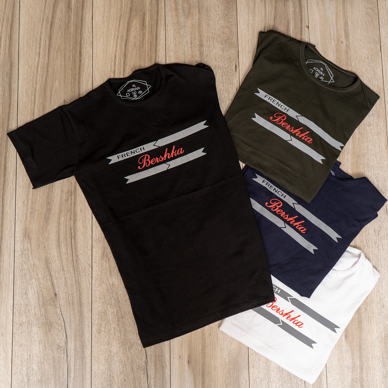 تیشرت مردانه سرمه ای (T) مدل FRENCH