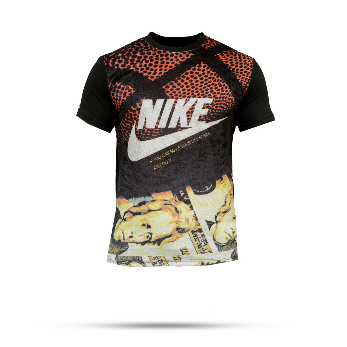 تیشرت مخمل مردانه نایک خال خال مدل L101