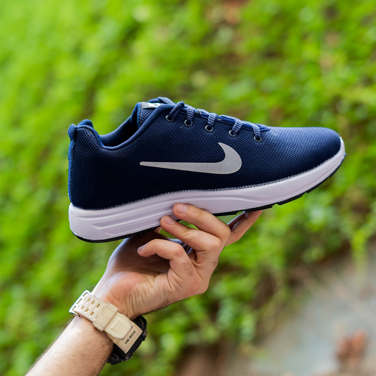 کفش ورزشی مردانه نایک سرمه ای مدلT52