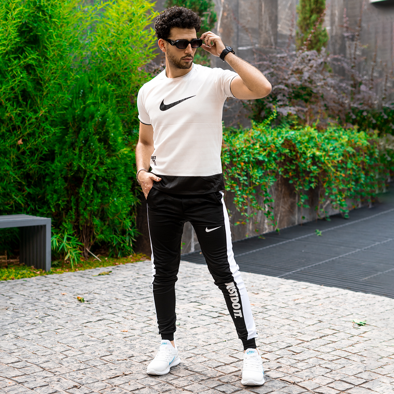 ست تیشرت شلوار نایک مردانه مدل jdi