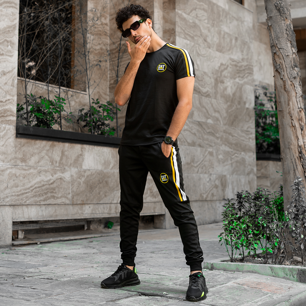 ست تیشرت شلوار Caterpillar مردانه مدل Ardo