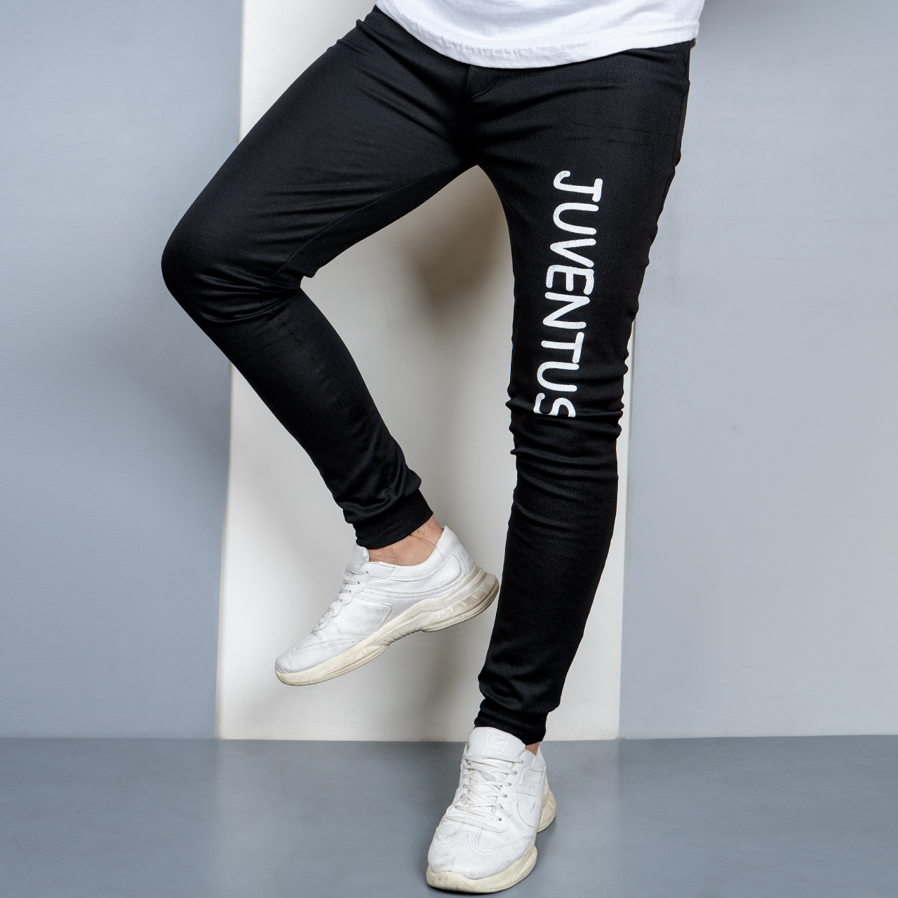 شلوار اسلش مشکی (T) مردانه مدل Juventus