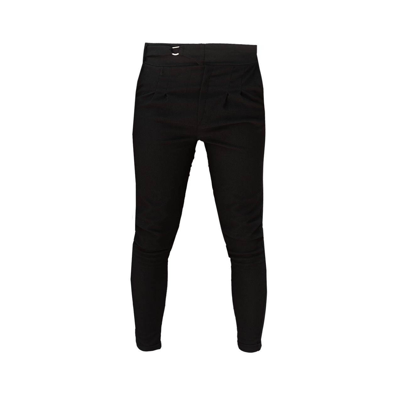 شلوار اسلش مشکی تک سگک مردانه مدل Afshar