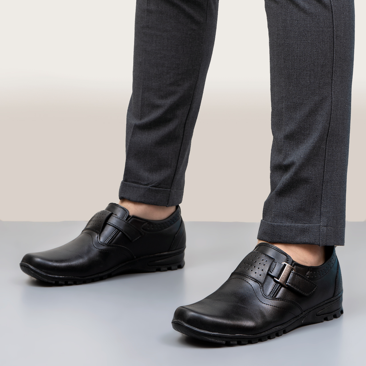 کفش رسمی مردانه مشکی مدل katio