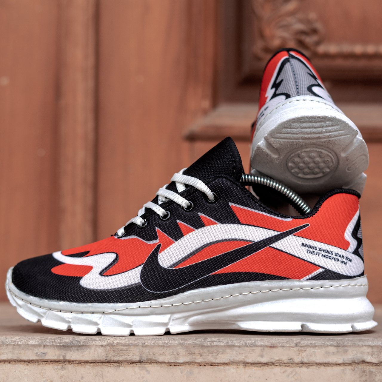 کفش ورزشی(T) نایک مشکی قرمز مردانه مدلO61