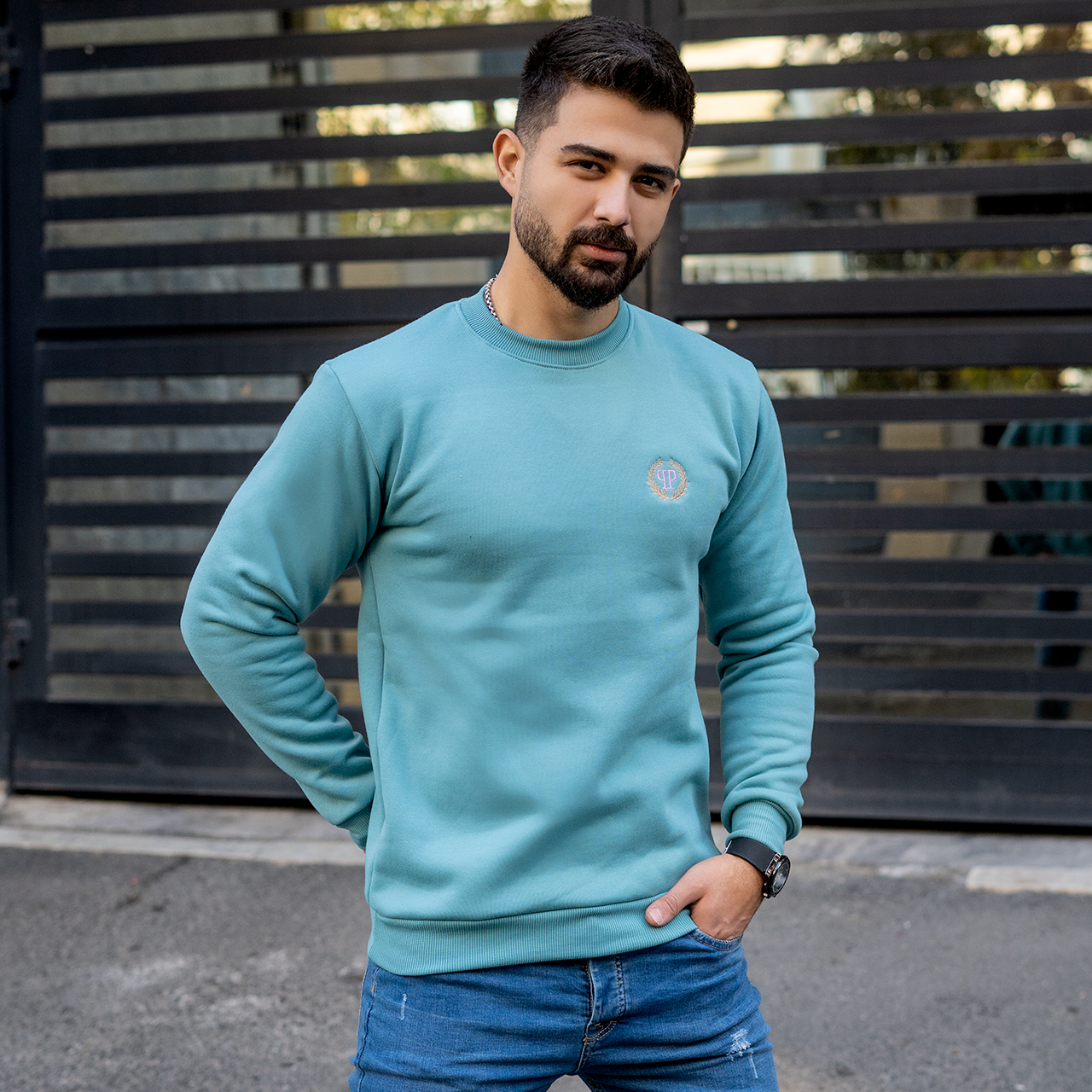 دورس مردانه سبز آبی مدل Ardalan