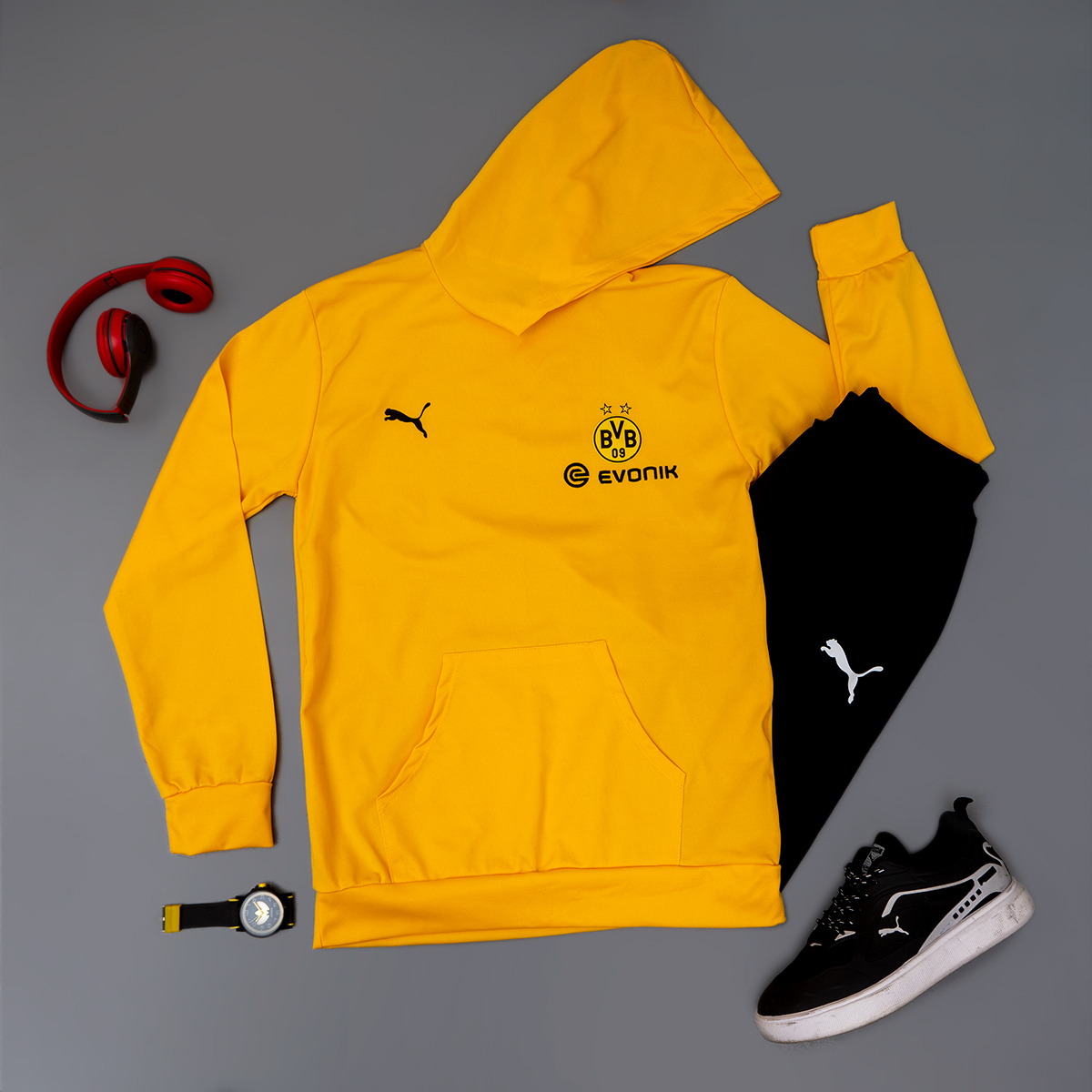 ست هودی شلوار Dortmund مردانه مدل Takin