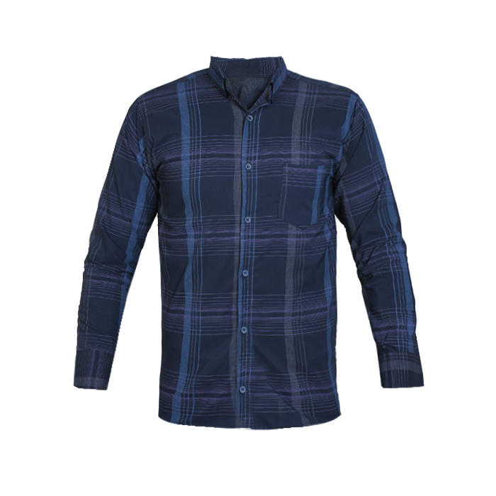 پیراهن مردانه سرمه ای مدل vahid