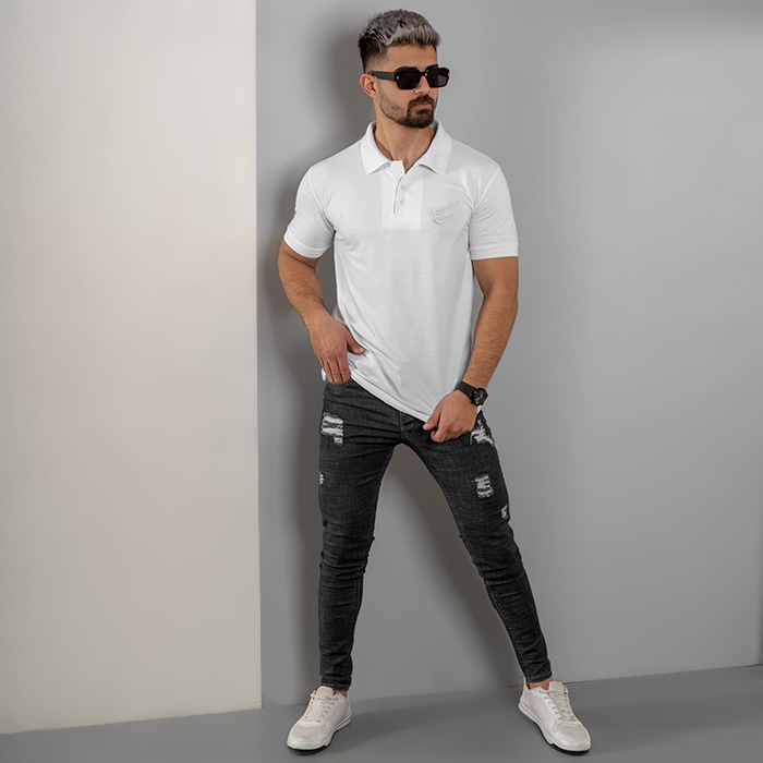 تیشرت مردانه نایک سفید مدل LOMA