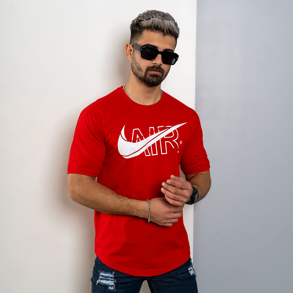 تیشرت مردانه NIKE AIR قرمز مدل ROKO