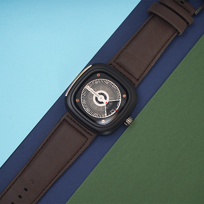 ساعت sevenfriday قهوه ای مدل Wave