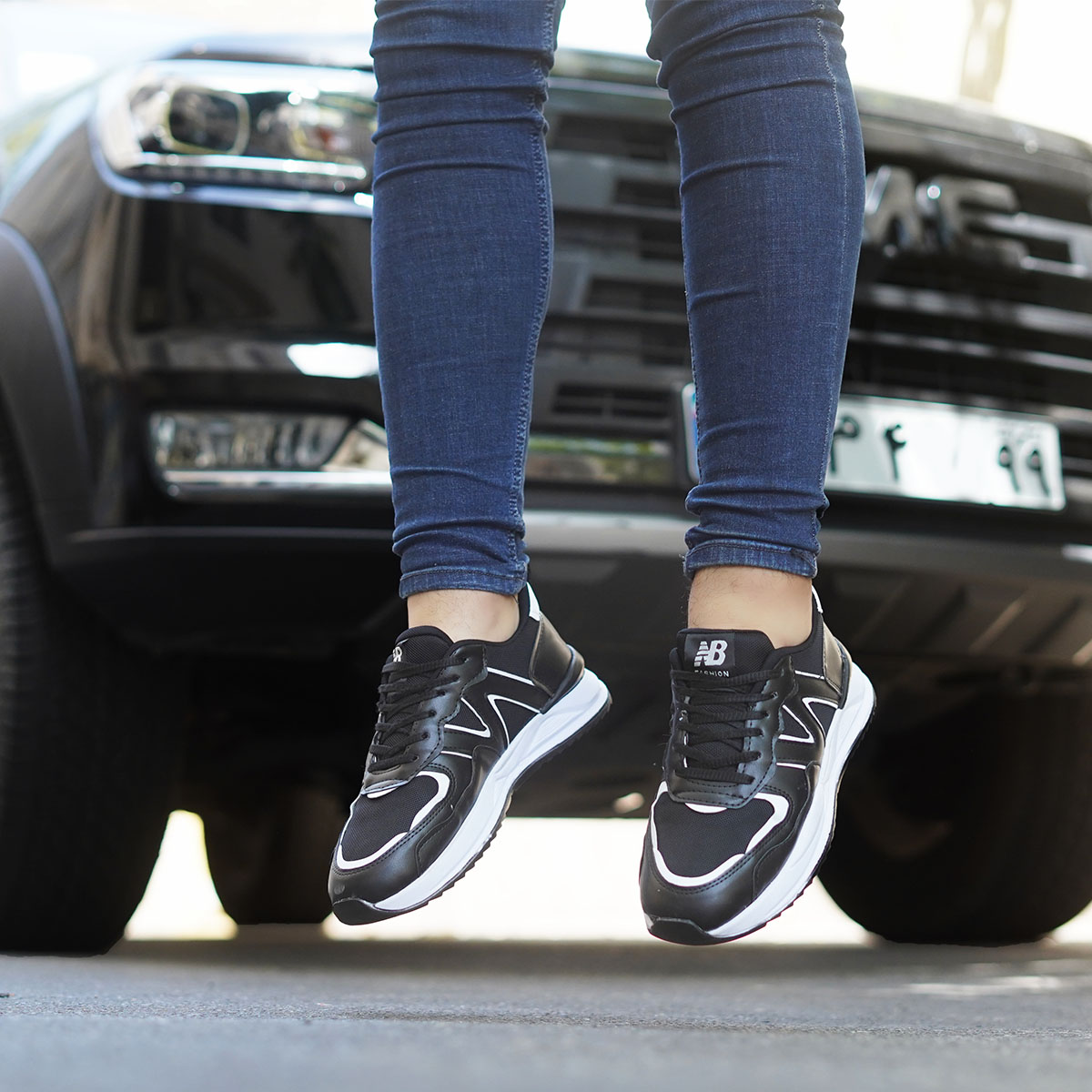 کفش ورزشی New Balance مردانه مشکی مدل Romano