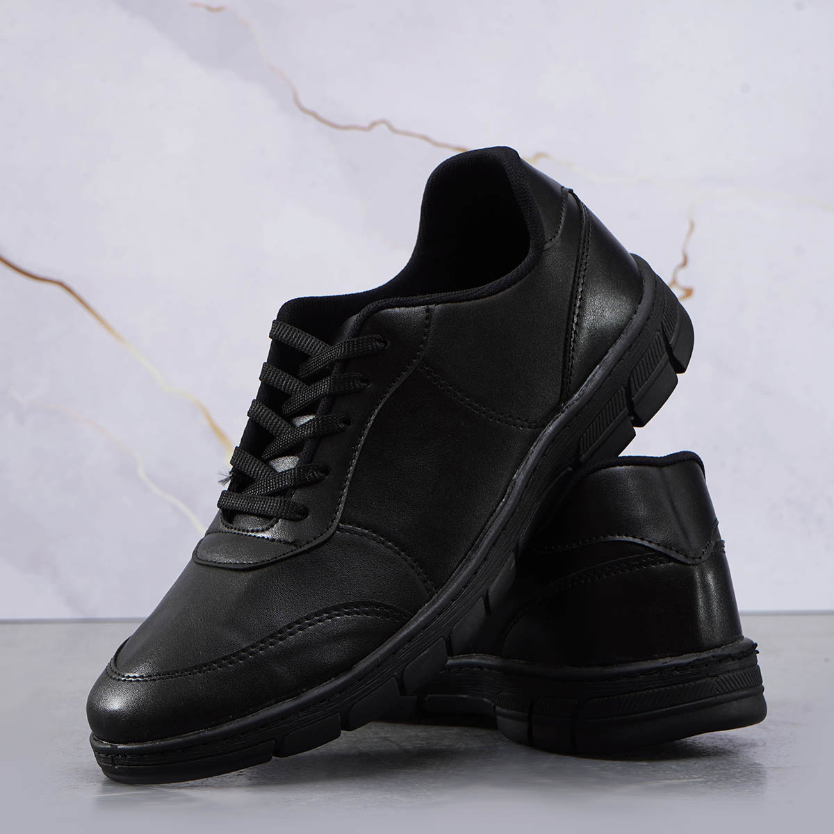 کفش مردانه مشکی مدل Rosan