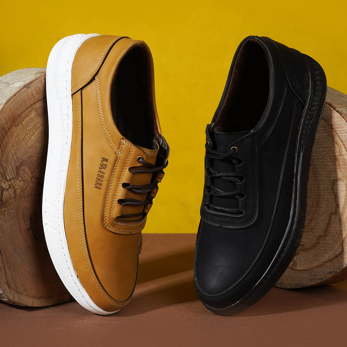 کفش تخت مردانه مشکی مدل Ratin