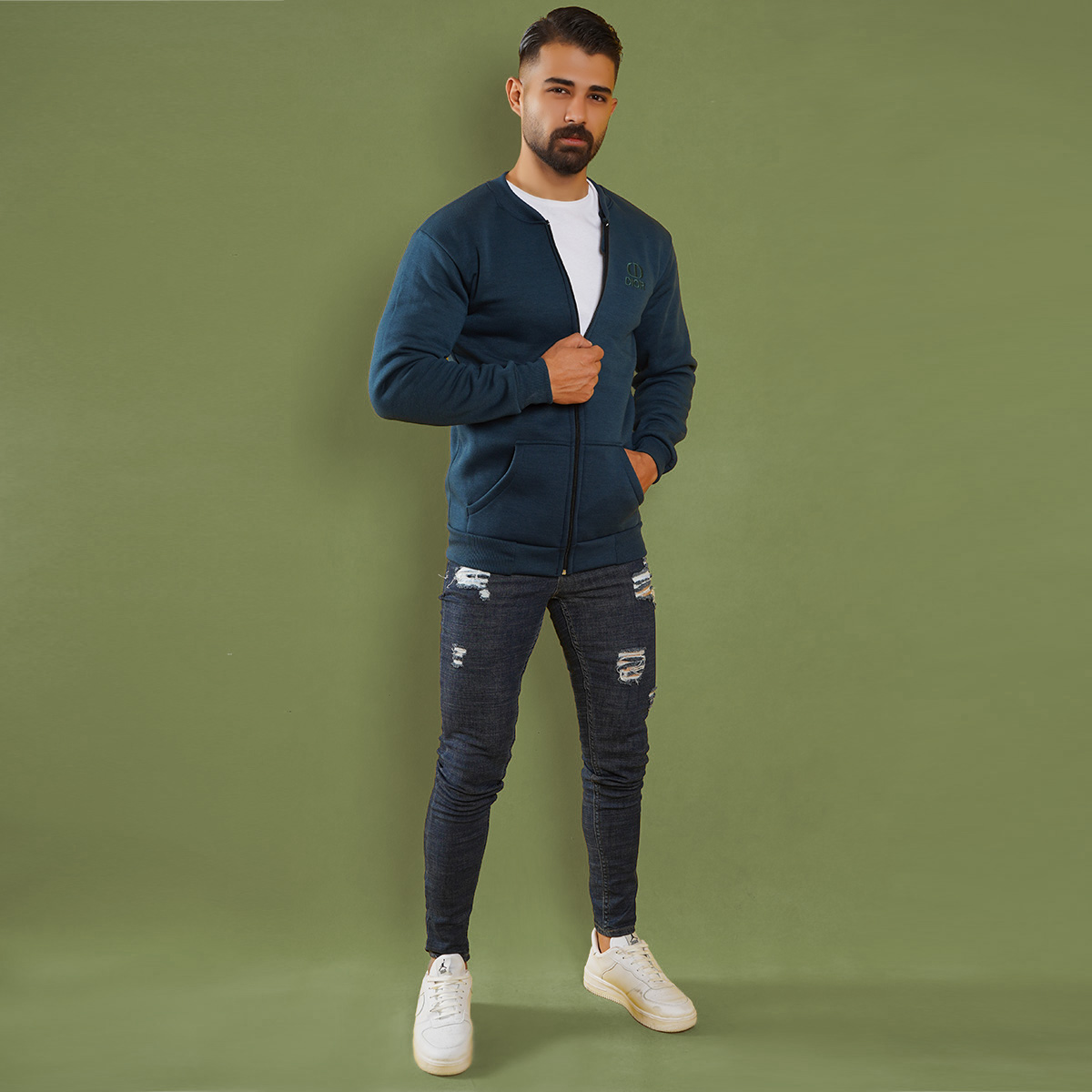 سوییشرت مردانه سبز مدل DIOR