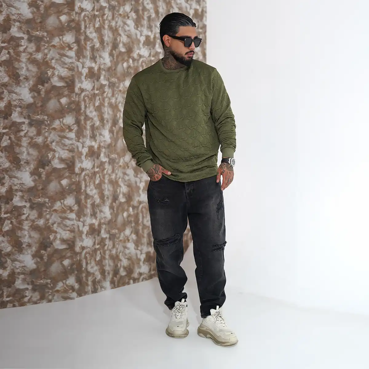 دورس مردانه سبز مدل Ayaz