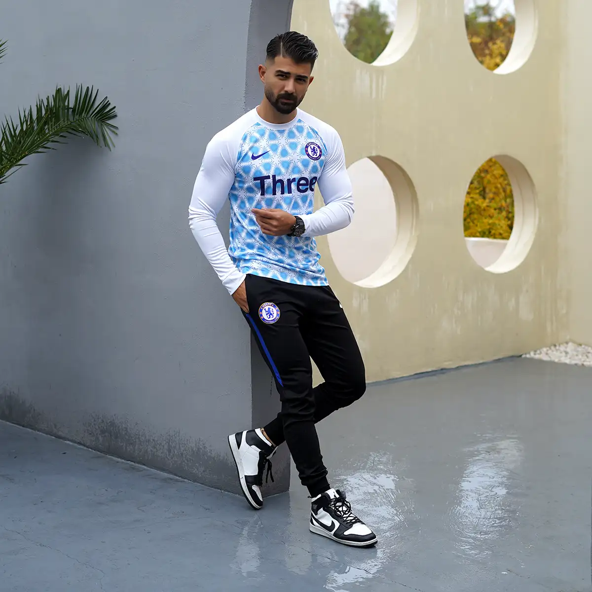 ست تیشرت آستین بلندشلوار چلسی مردانه مدل Chelsea