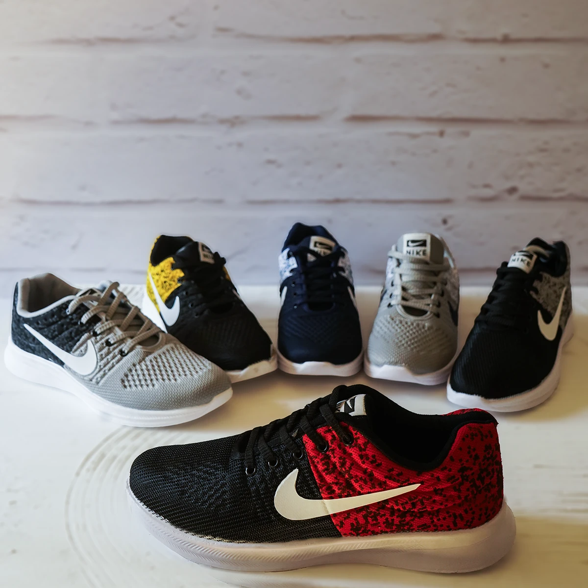 کفش ورزشی نایک مشکی قرمز مردانه مدل Saber